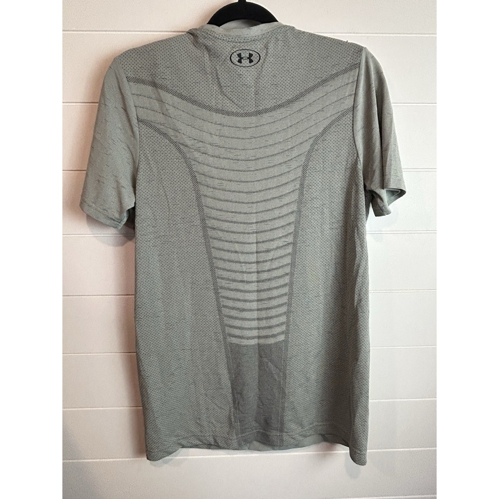 Men's Under Armour Heat Gear Tshirt Sz‎ Small The Seamless Tee Gray - Picture 4 of 7